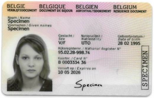 Belgian Residence Permit for EU Nationals
