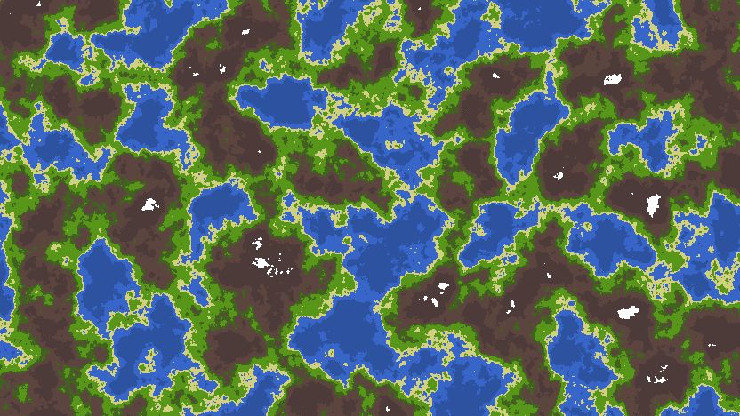 Procedurally Generated Map In Higher Resolution