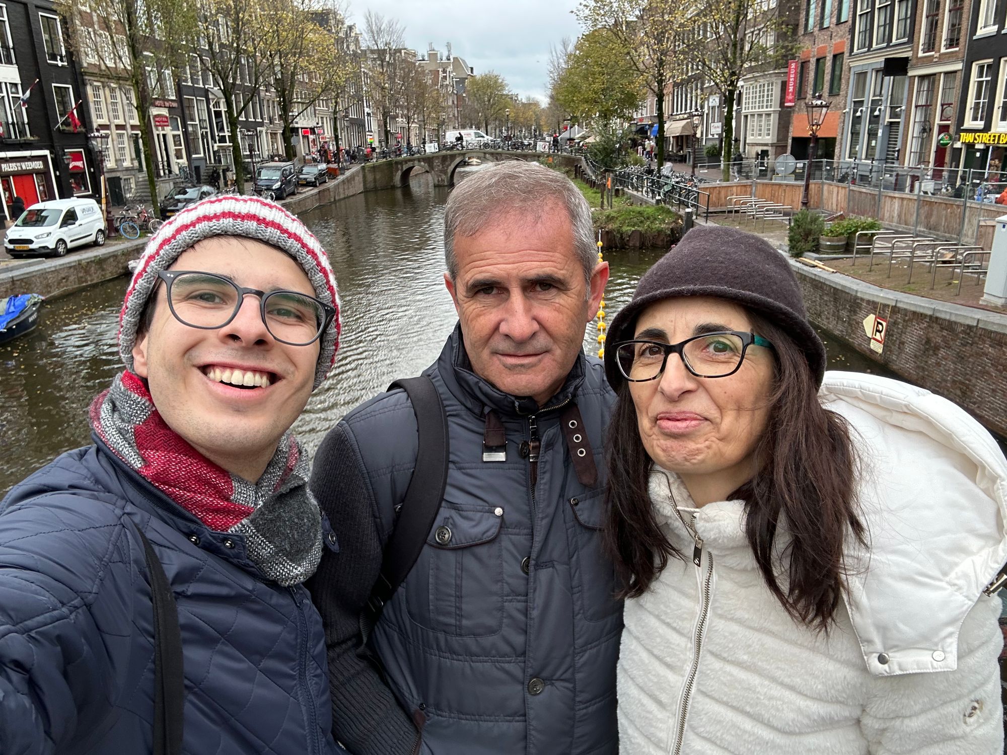 Parents at Amsterdam Canals