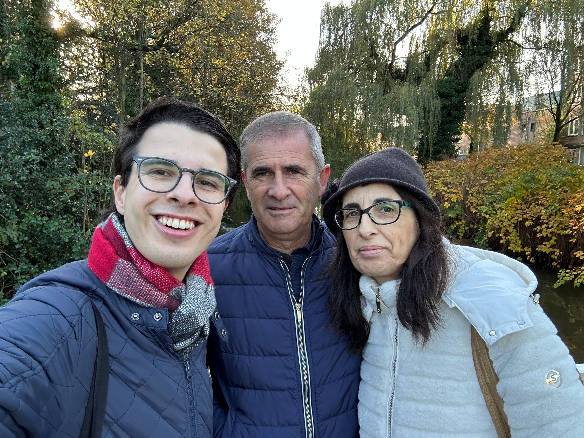 Parents at Path Behind The Church