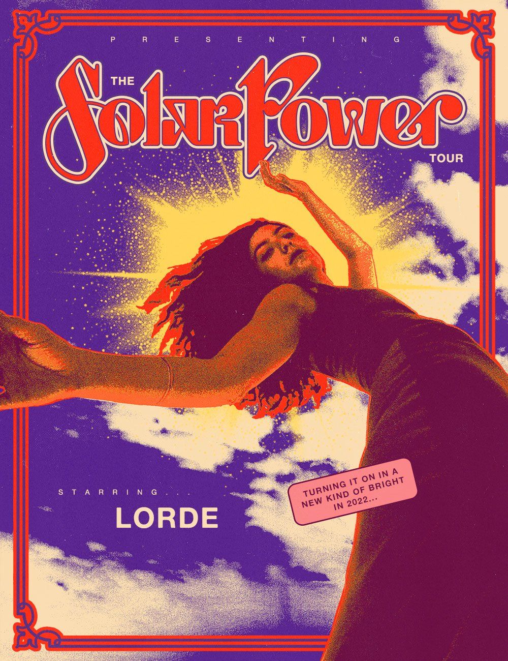 The Solar Power Tour Poster