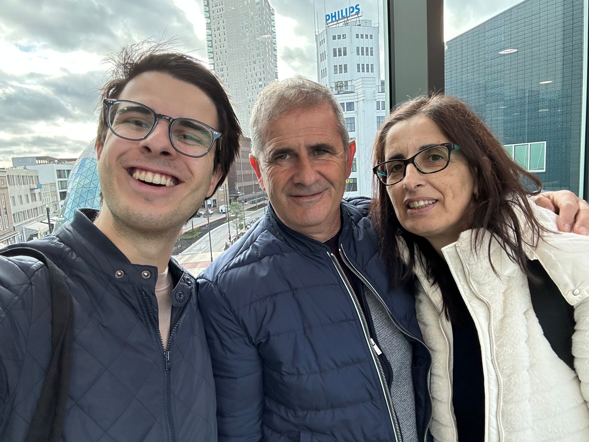 Parents at Piazza Bridge